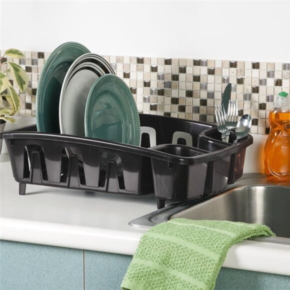 Sterilite DrainRack black dish rack New - Picture 5 of 7